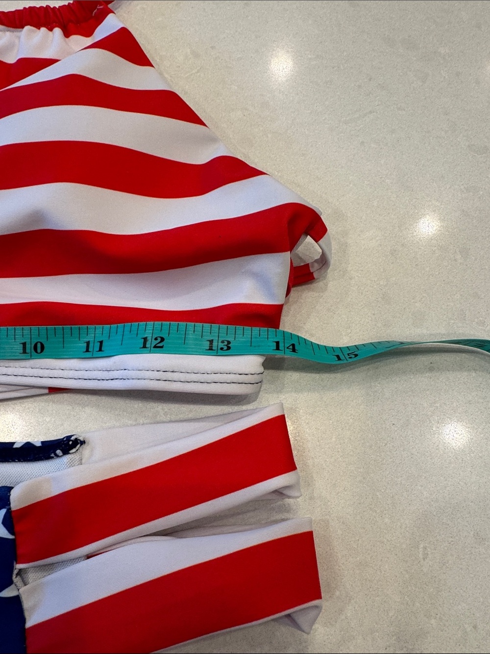 Patriotic Stars & Stripes Women's Bikini Set - Red, White & Blue - Picture 2 of 8